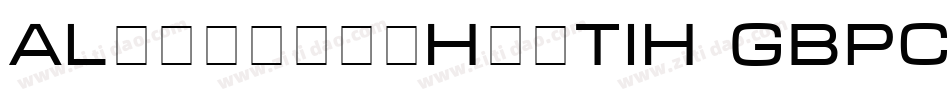 ALibabapuHuiTIH GBPC字体转换